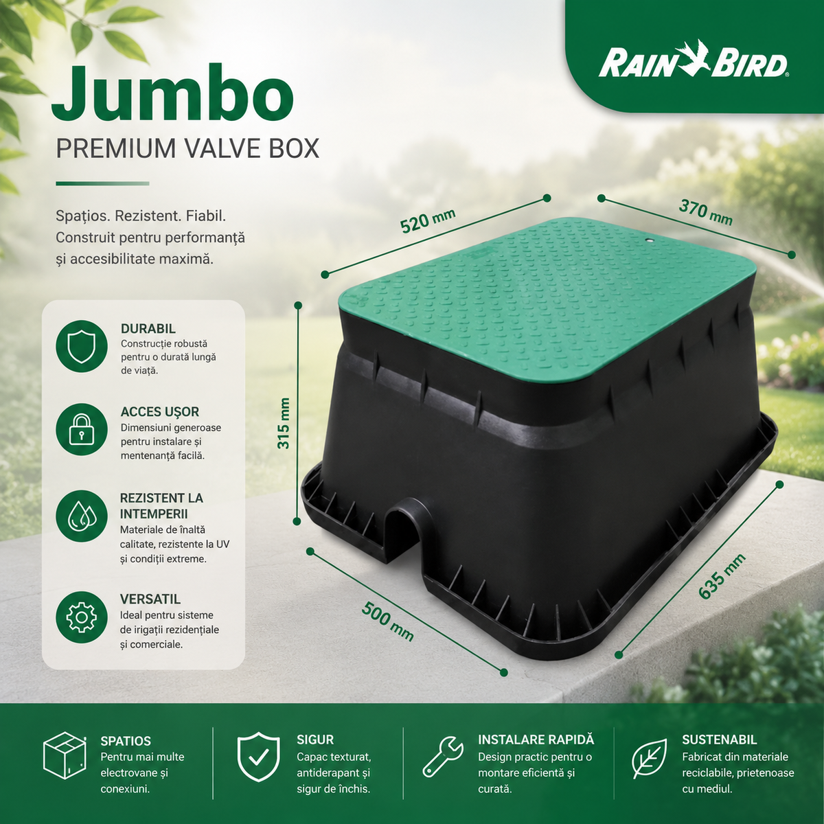 Cutie vană Jumbo 500 x 635 x 315